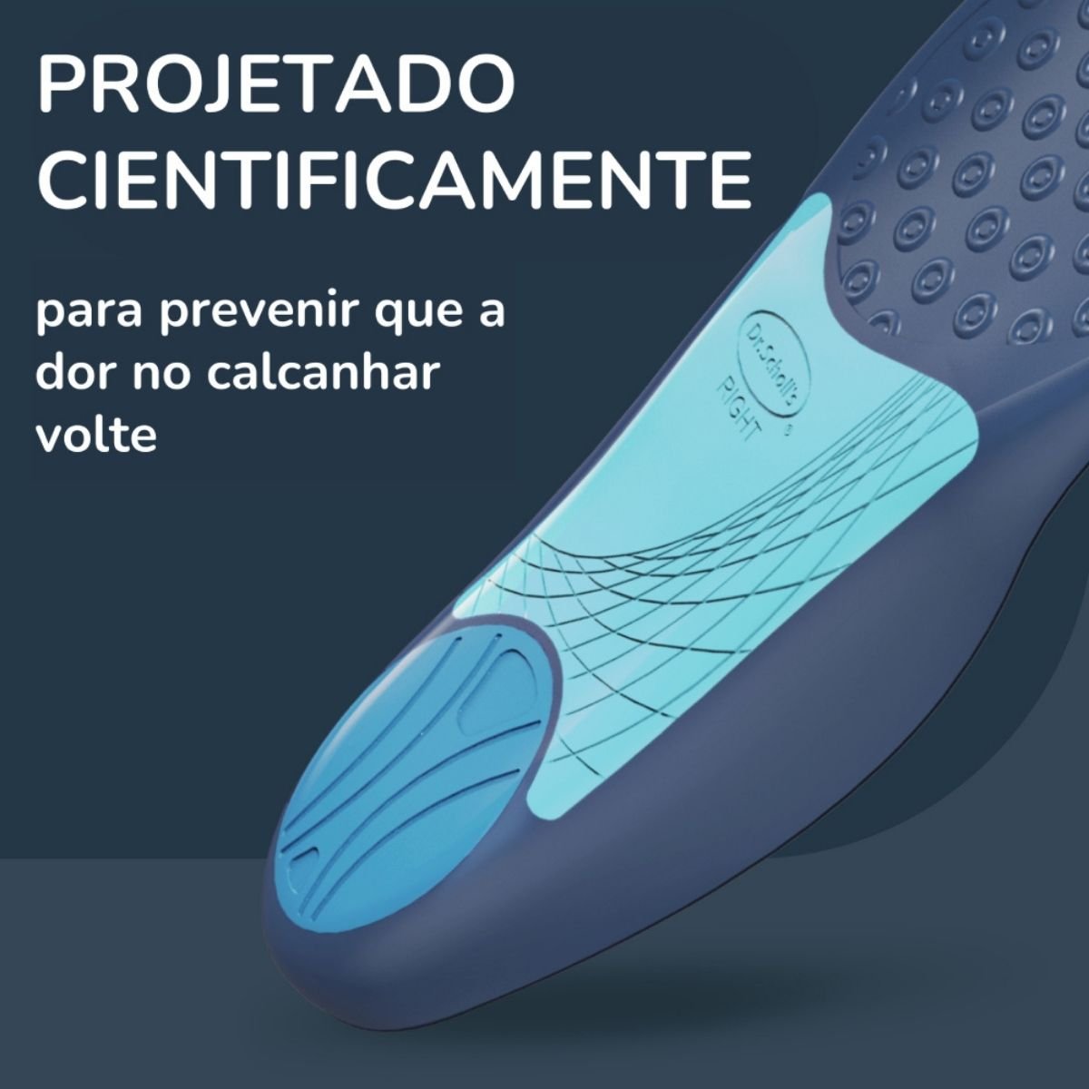 Palmilha para Fascite Plantar Dr Scholl's 01 Par - FisioStore