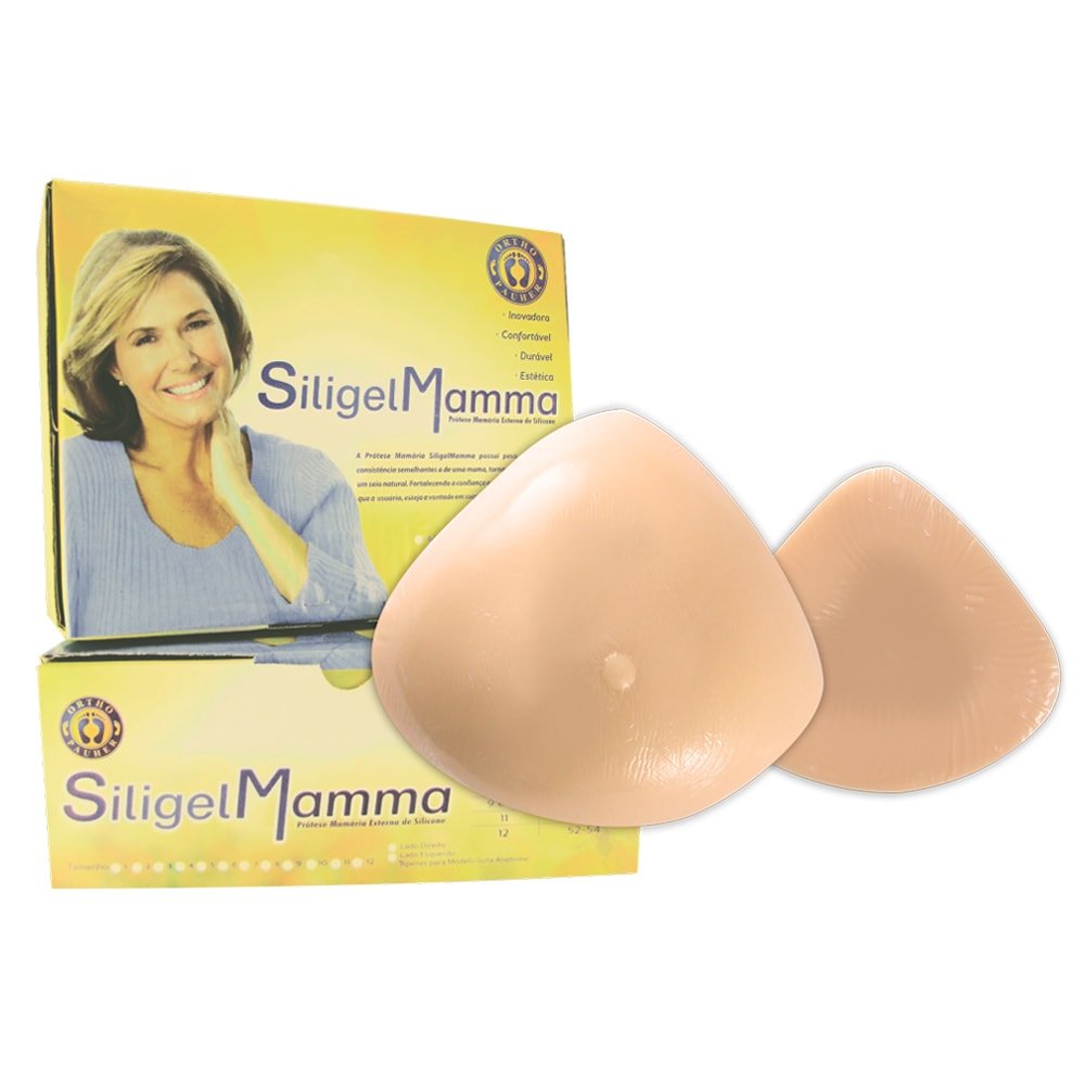 Prótese Mamária Externa de Silicone Triangular Bege 1052 Ortho Pauher - FisioStore