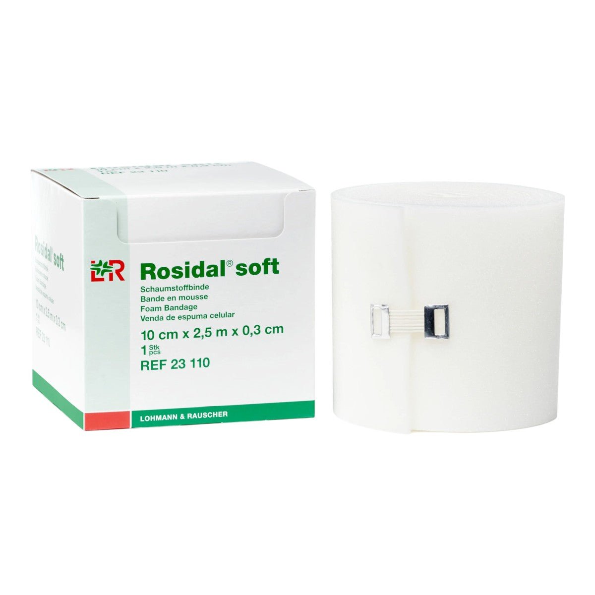 Rosidal Soft 10 cm x 2,5 m x 0,3 cm Lohmann & Rauscher 23110 - FisioStore