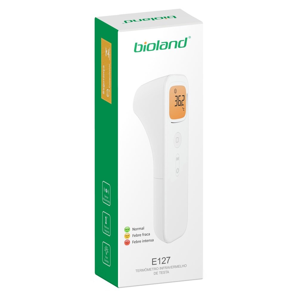 Termômetro Infravermelho E127 Bioland sem Contato - FisioStore