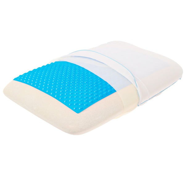 Travesseiro Viscoelastico com Gel Theragel Blue TheraMart TM110 - FisioStore